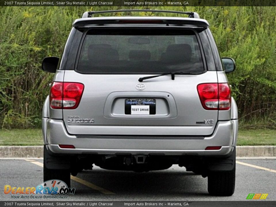 2007 Toyota Sequoia Limited Silver Sky Metallic / Light Charcoal Photo #7