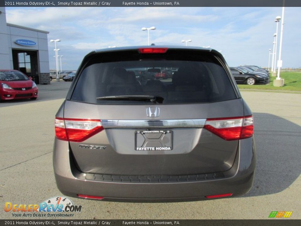 2011 Honda Odyssey EX-L Smoky Topaz Metallic / Gray Photo #3