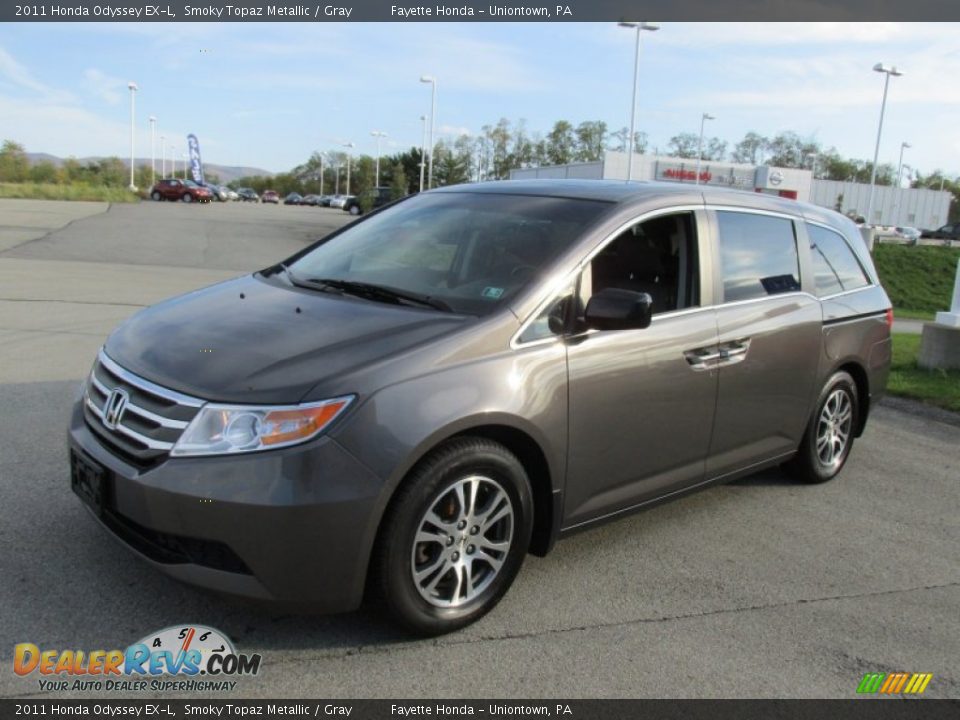 2011 Honda Odyssey EX-L Smoky Topaz Metallic / Gray Photo #5