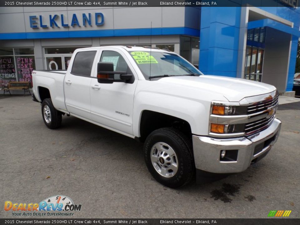 2015 Chevrolet Silverado 2500HD LT Crew Cab 4x4 Summit White / Jet Black Photo #1