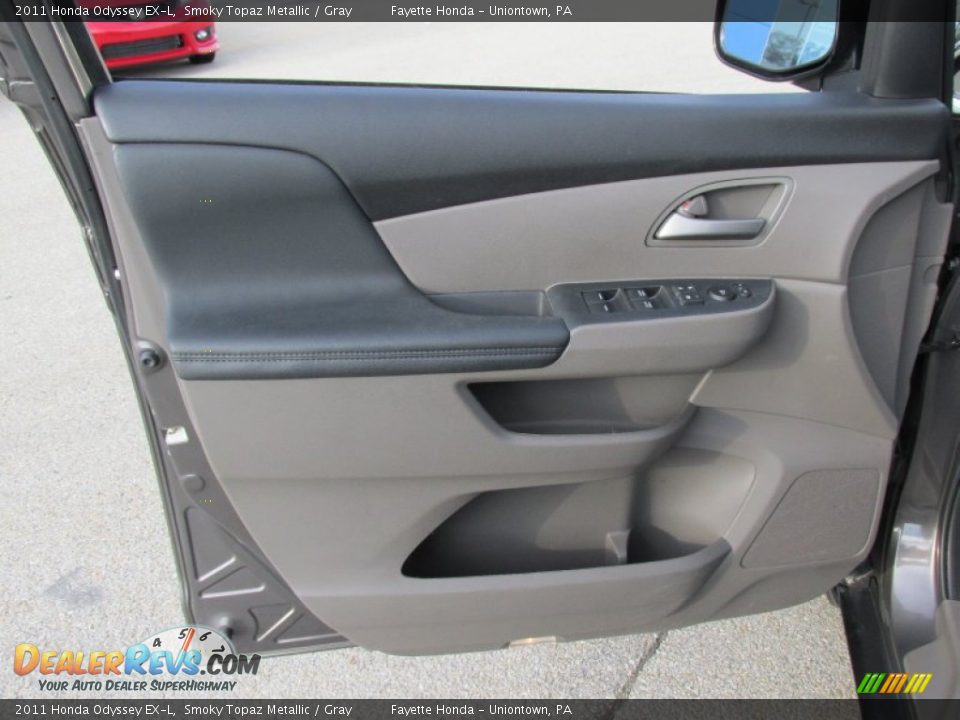 2011 Honda Odyssey EX-L Smoky Topaz Metallic / Gray Photo #6
