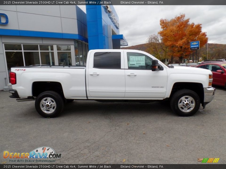 2015 Chevrolet Silverado 2500HD LT Crew Cab 4x4 Summit White / Jet Black Photo #2