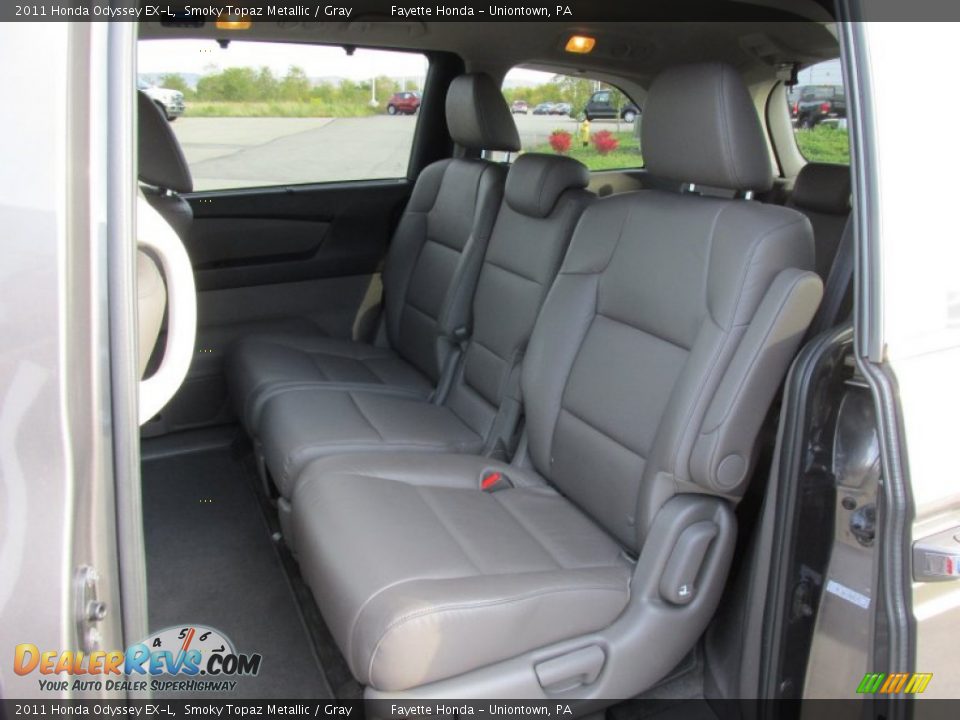 2011 Honda Odyssey EX-L Smoky Topaz Metallic / Gray Photo #8