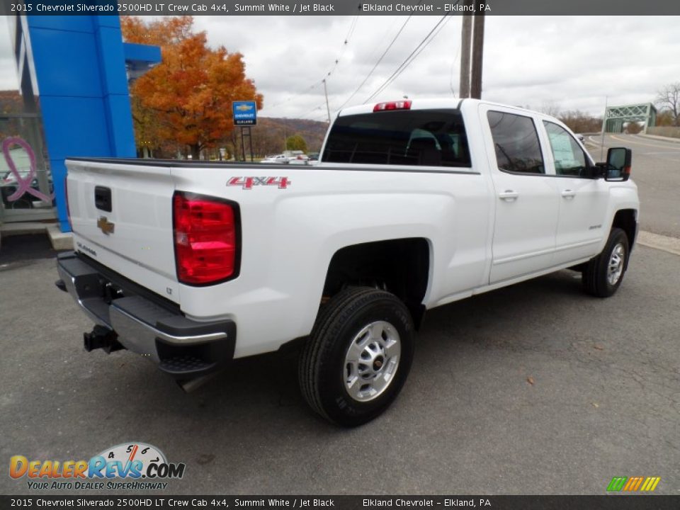 2015 Chevrolet Silverado 2500HD LT Crew Cab 4x4 Summit White / Jet Black Photo #3