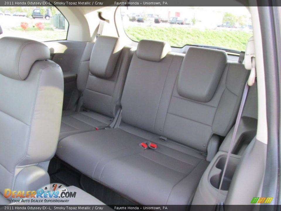 2011 Honda Odyssey EX-L Smoky Topaz Metallic / Gray Photo #10