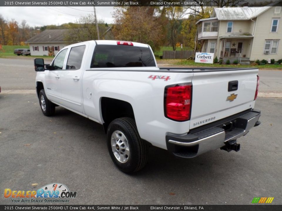 2015 Chevrolet Silverado 2500HD LT Crew Cab 4x4 Summit White / Jet Black Photo #5