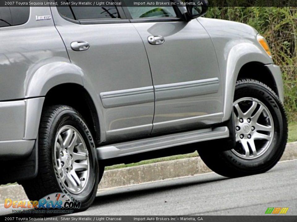 2007 Toyota Sequoia Limited Silver Sky Metallic / Light Charcoal Photo #30