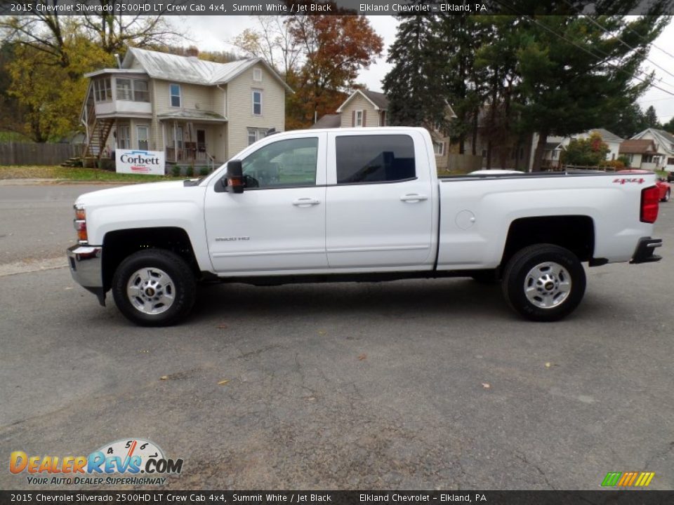 2015 Chevrolet Silverado 2500HD LT Crew Cab 4x4 Summit White / Jet Black Photo #6