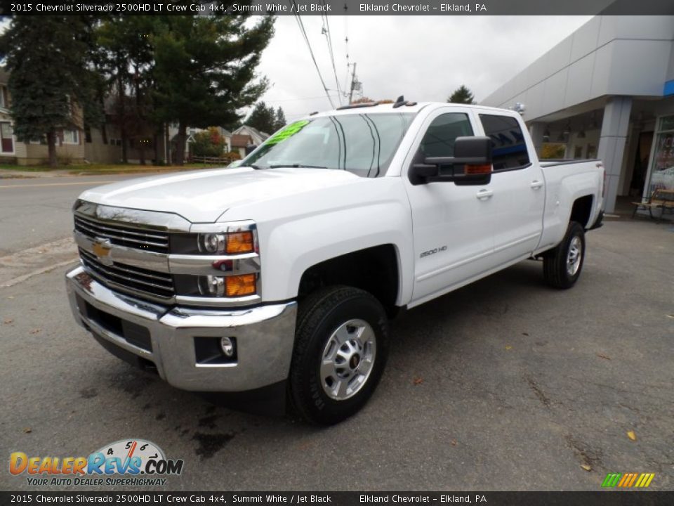2015 Chevrolet Silverado 2500HD LT Crew Cab 4x4 Summit White / Jet Black Photo #7