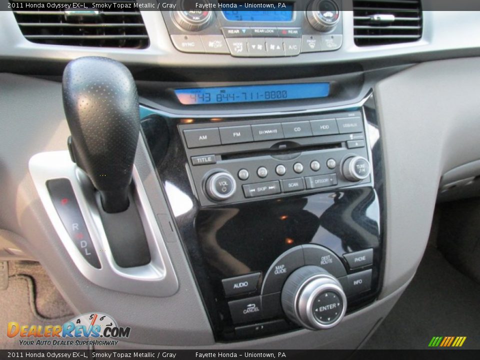 2011 Honda Odyssey EX-L Smoky Topaz Metallic / Gray Photo #13