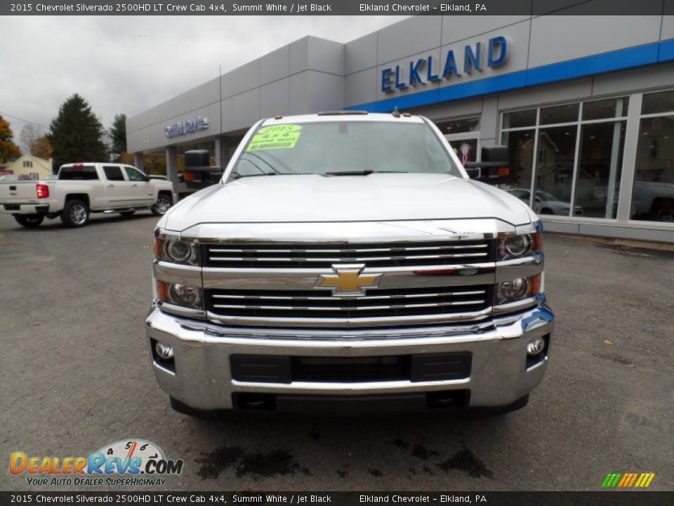 2015 Chevrolet Silverado 2500HD LT Crew Cab 4x4 Summit White / Jet Black Photo #8