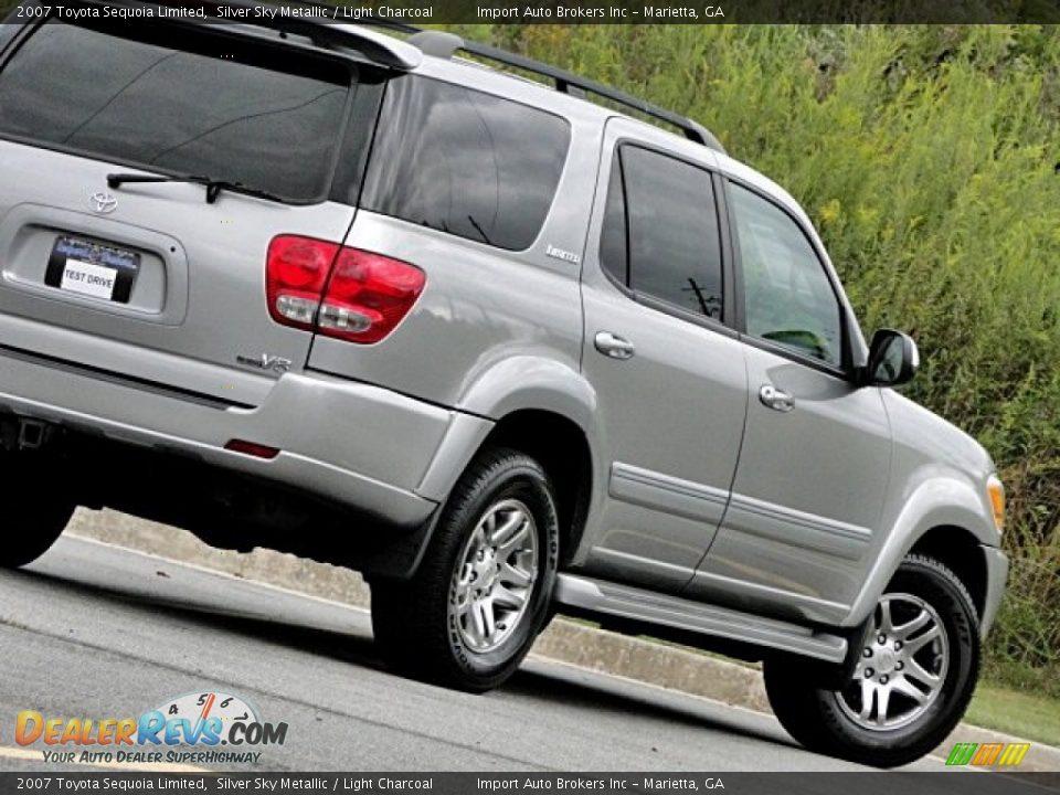 2007 Toyota Sequoia Limited Silver Sky Metallic / Light Charcoal Photo #34