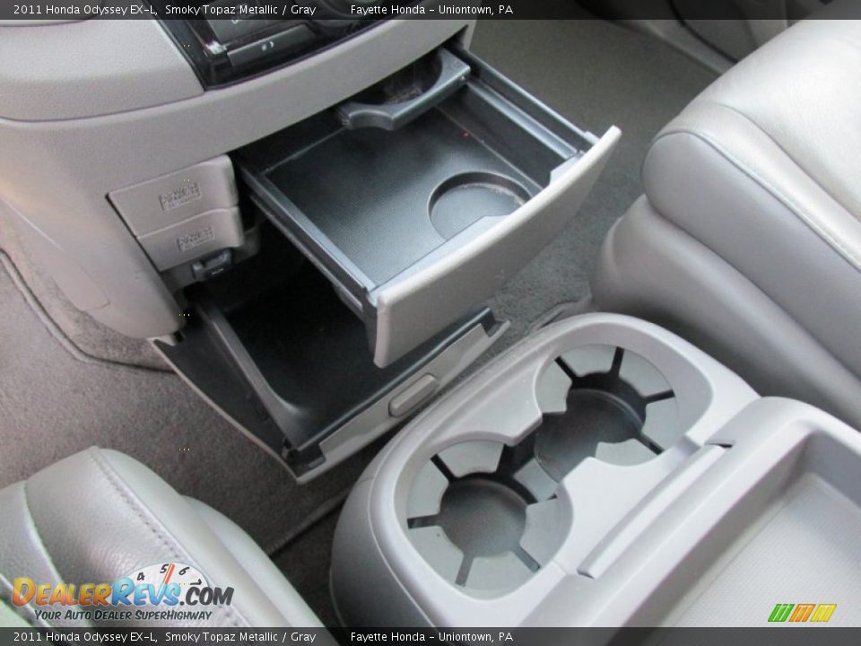 2011 Honda Odyssey EX-L Smoky Topaz Metallic / Gray Photo #15