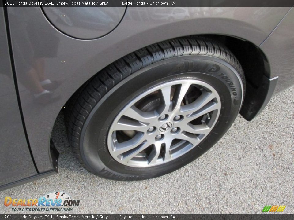 2011 Honda Odyssey EX-L Smoky Topaz Metallic / Gray Photo #16