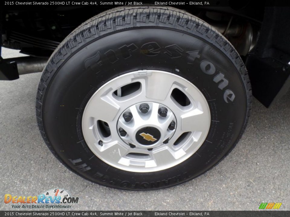 2015 Chevrolet Silverado 2500HD LT Crew Cab 4x4 Summit White / Jet Black Photo #11