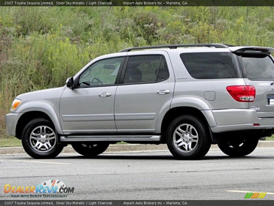 2007 Toyota Sequoia Limited Silver Sky Metallic / Light Charcoal Photo #36