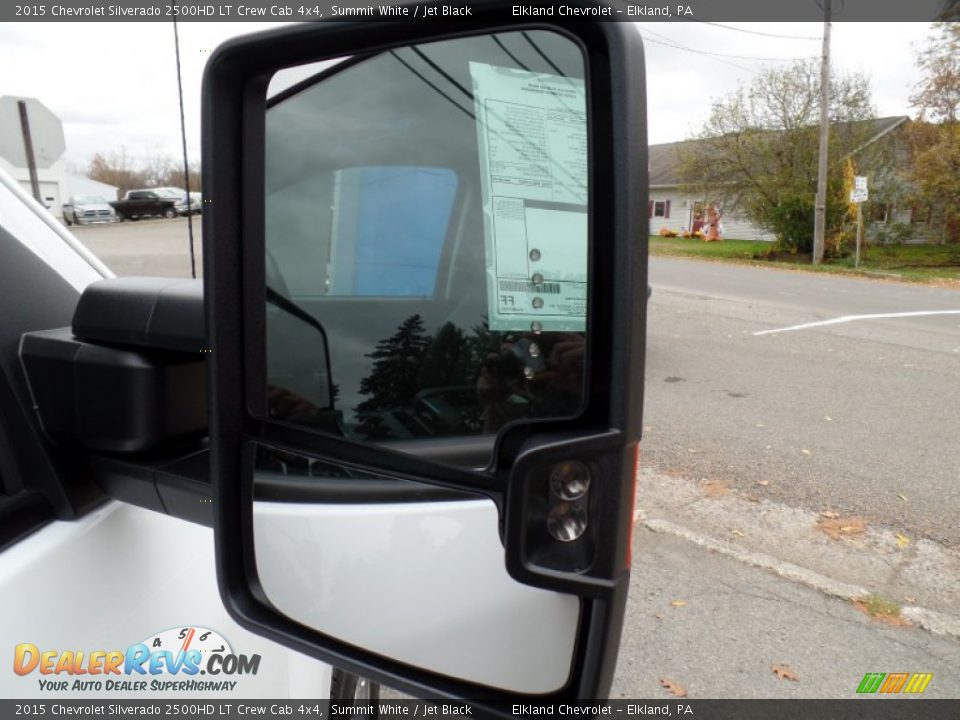 2015 Chevrolet Silverado 2500HD LT Crew Cab 4x4 Summit White / Jet Black Photo #12