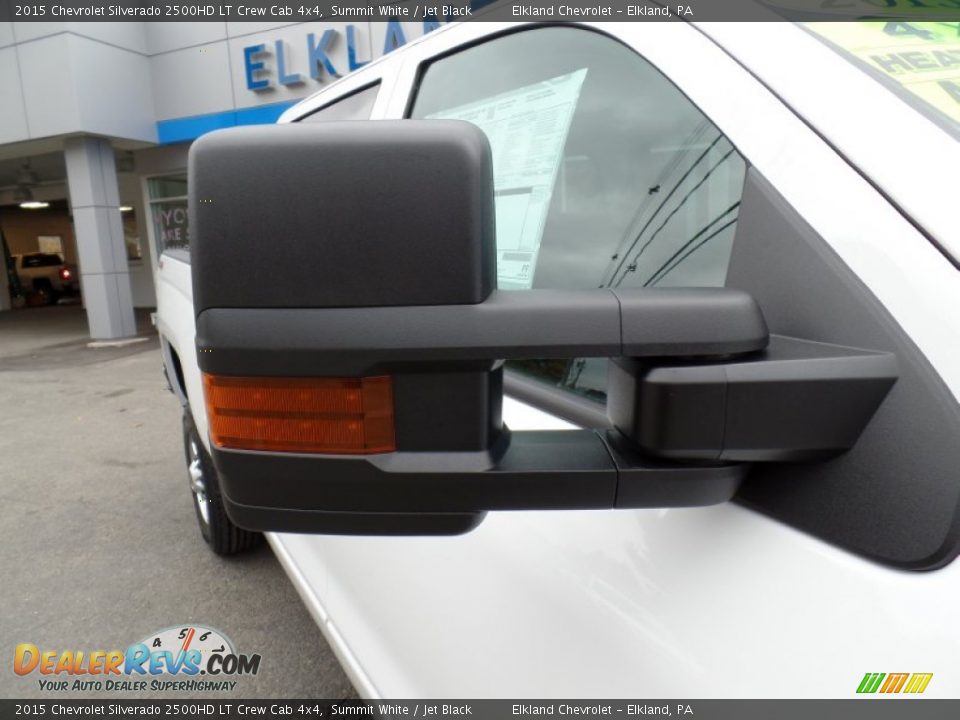 2015 Chevrolet Silverado 2500HD LT Crew Cab 4x4 Summit White / Jet Black Photo #13