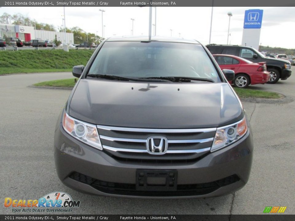 2011 Honda Odyssey EX-L Smoky Topaz Metallic / Gray Photo #19