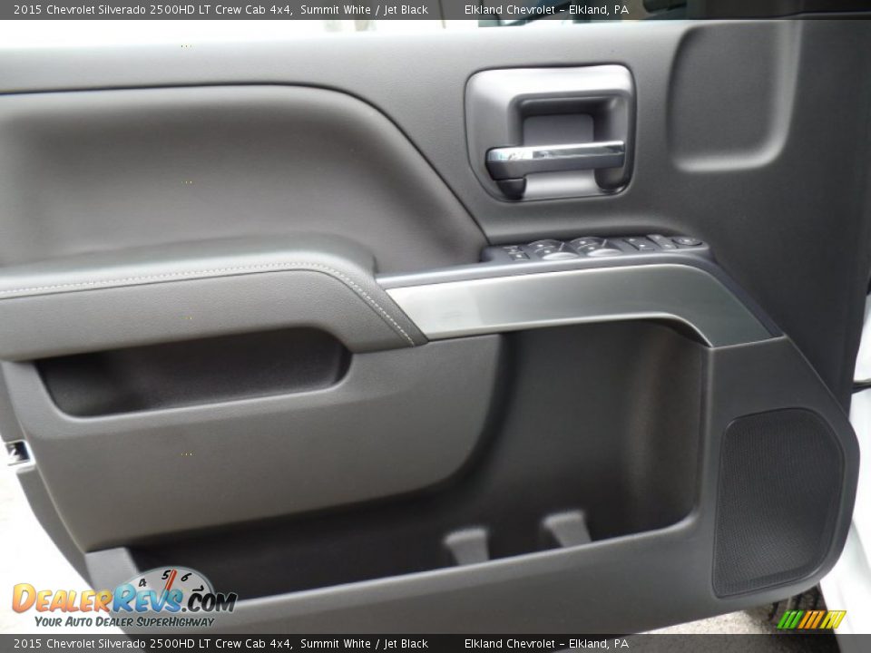 2015 Chevrolet Silverado 2500HD LT Crew Cab 4x4 Summit White / Jet Black Photo #16