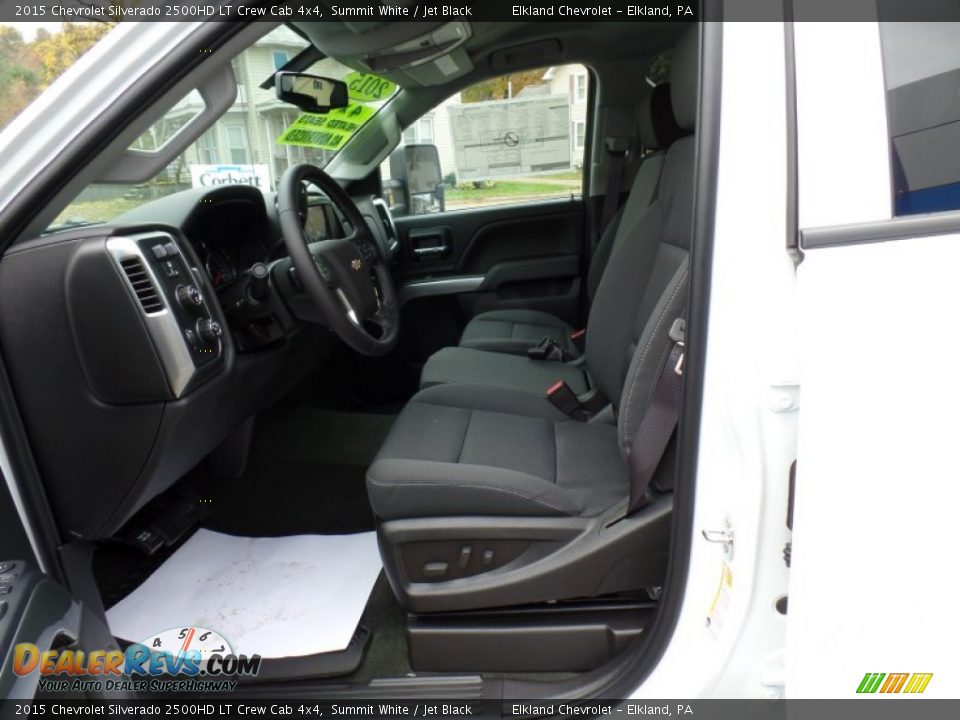 2015 Chevrolet Silverado 2500HD LT Crew Cab 4x4 Summit White / Jet Black Photo #19