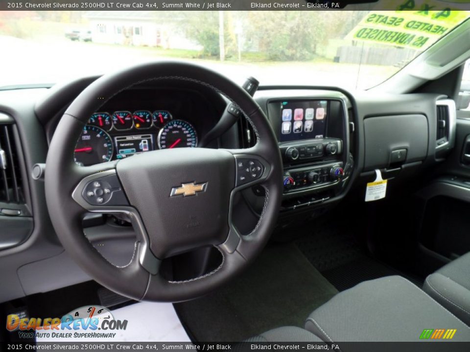 2015 Chevrolet Silverado 2500HD LT Crew Cab 4x4 Summit White / Jet Black Photo #20