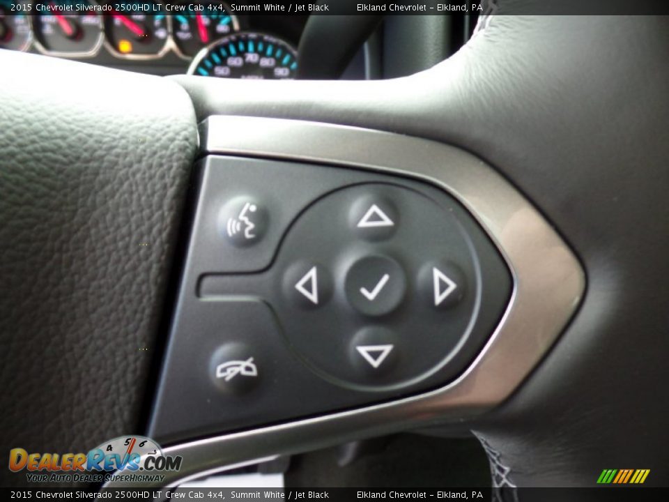 2015 Chevrolet Silverado 2500HD LT Crew Cab 4x4 Summit White / Jet Black Photo #24