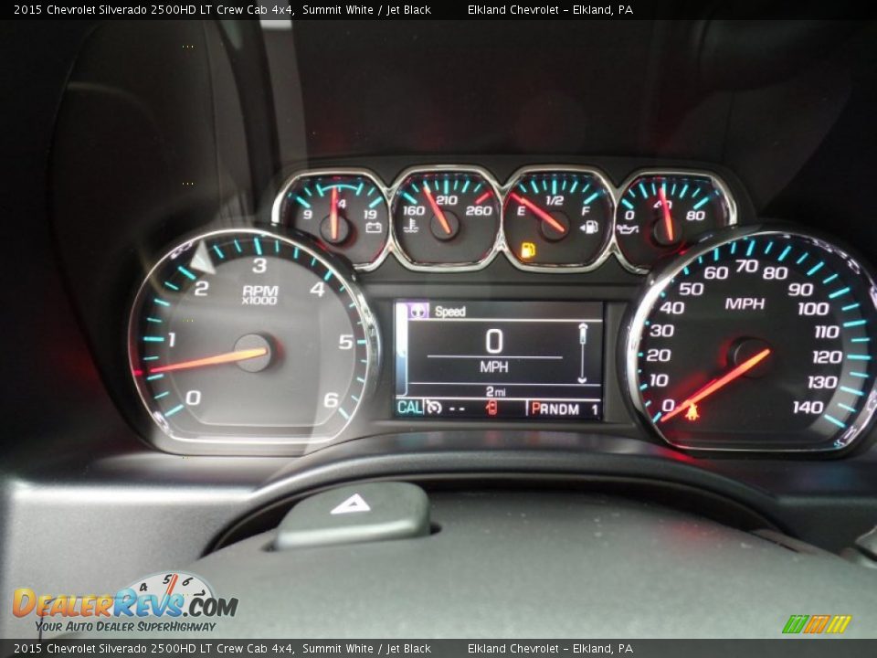 2015 Chevrolet Silverado 2500HD LT Crew Cab 4x4 Summit White / Jet Black Photo #26
