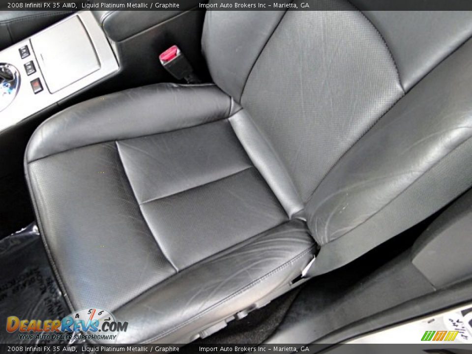 2008 Infiniti FX 35 AWD Liquid Platinum Metallic / Graphite Photo #9