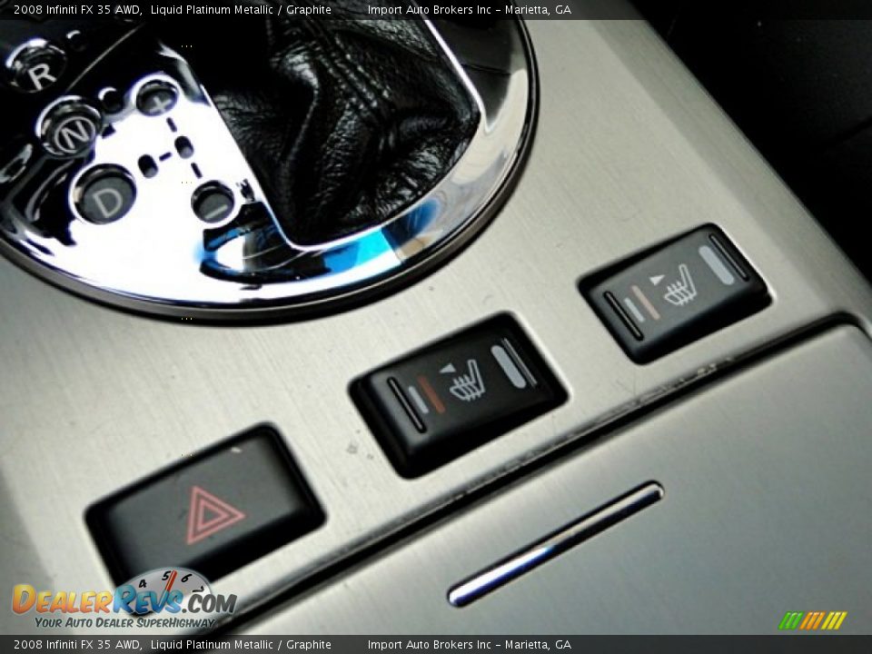 2008 Infiniti FX 35 AWD Liquid Platinum Metallic / Graphite Photo #18