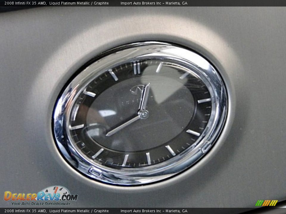 2008 Infiniti FX 35 AWD Liquid Platinum Metallic / Graphite Photo #25