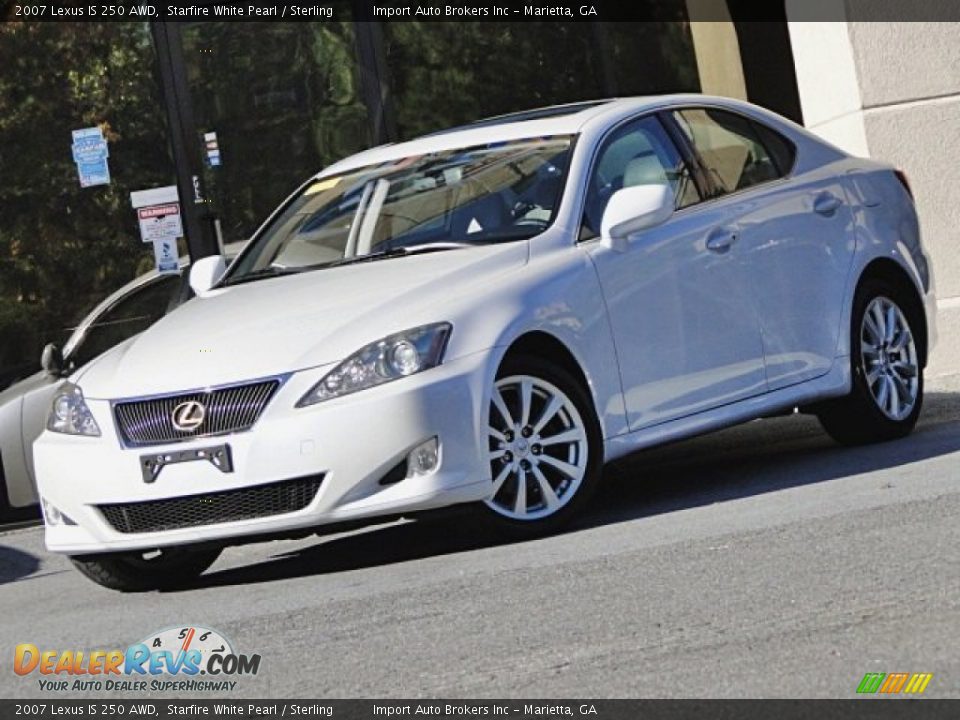 2007 Lexus IS 250 AWD Starfire White Pearl / Sterling Photo #1
