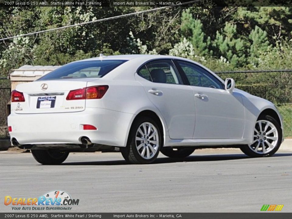 2007 Lexus IS 250 AWD Starfire White Pearl / Sterling Photo #2