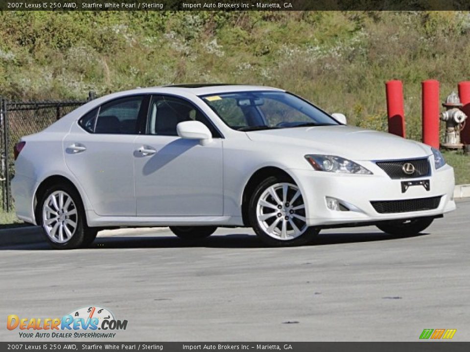 2007 Lexus IS 250 AWD Starfire White Pearl / Sterling Photo #3