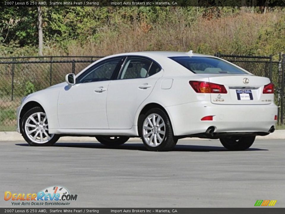 2007 Lexus IS 250 AWD Starfire White Pearl / Sterling Photo #4