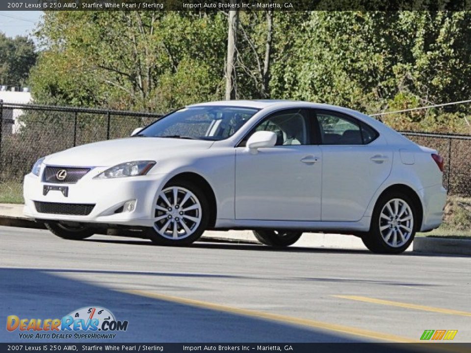 2007 Lexus IS 250 AWD Starfire White Pearl / Sterling Photo #5