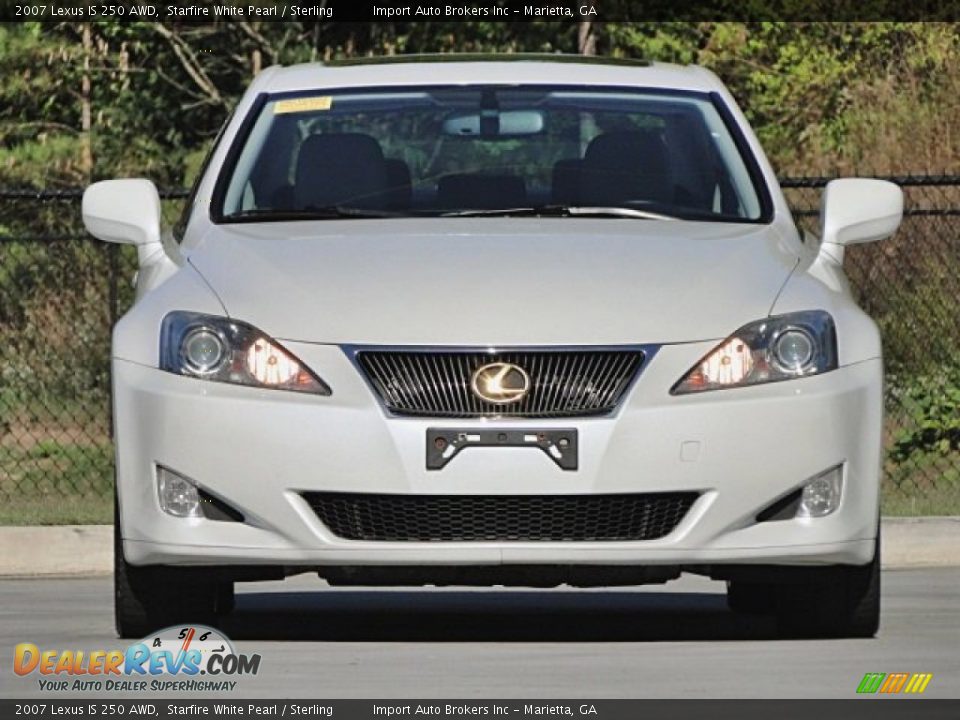 2007 Lexus IS 250 AWD Starfire White Pearl / Sterling Photo #6