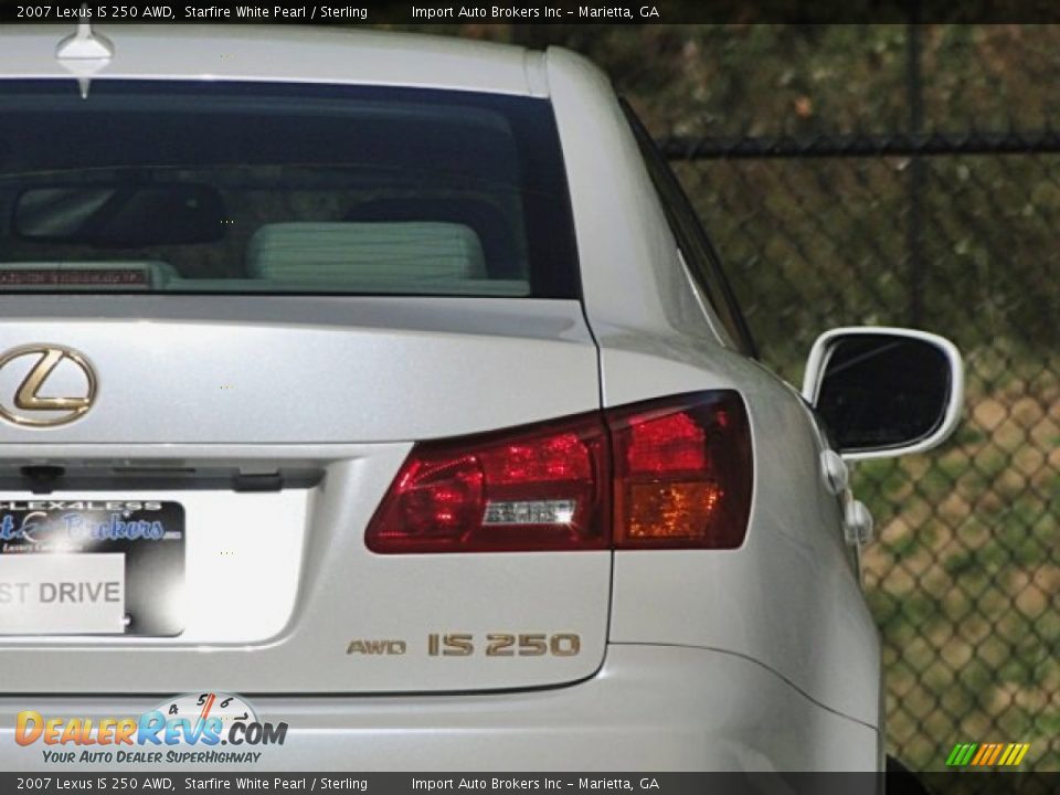 2007 Lexus IS 250 AWD Starfire White Pearl / Sterling Photo #7