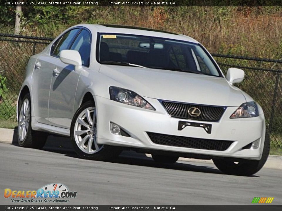 2007 Lexus IS 250 AWD Starfire White Pearl / Sterling Photo #23