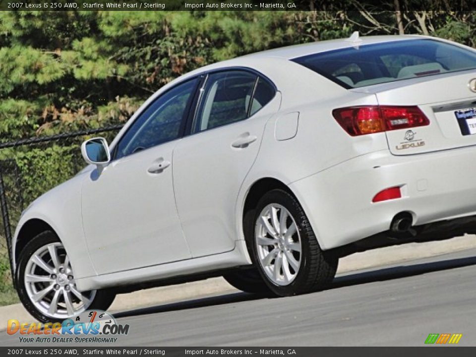 2007 Lexus IS 250 AWD Starfire White Pearl / Sterling Photo #25