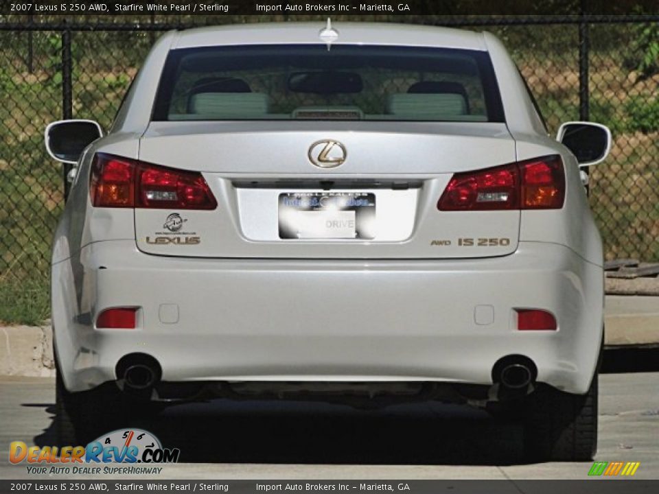 2007 Lexus IS 250 AWD Starfire White Pearl / Sterling Photo #28