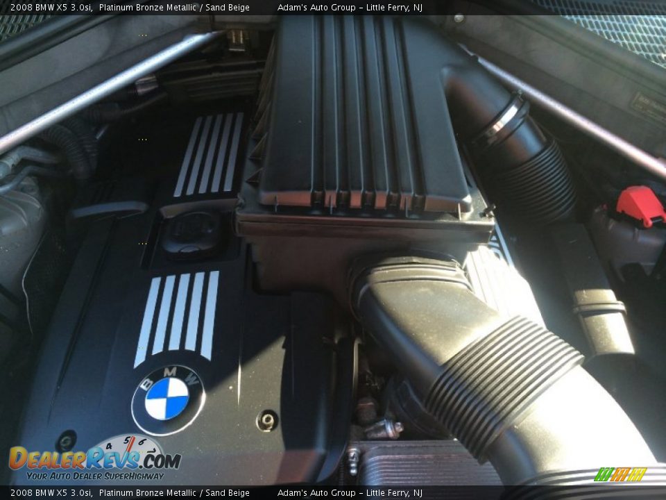 2008 BMW X5 3.0si Platinum Bronze Metallic / Sand Beige Photo #32