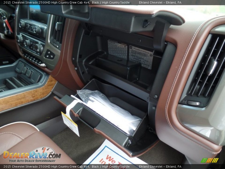 2015 Chevrolet Silverado 2500HD High Country Crew Cab 4x4 Black / High Country Saddle Photo #25