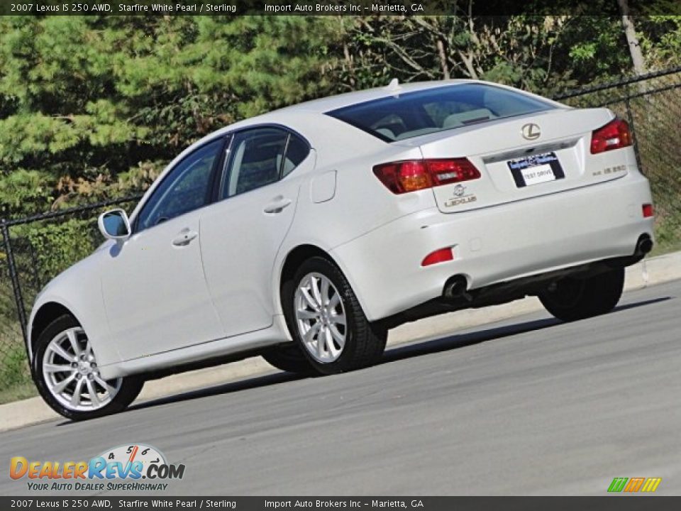 2007 Lexus IS 250 AWD Starfire White Pearl / Sterling Photo #34