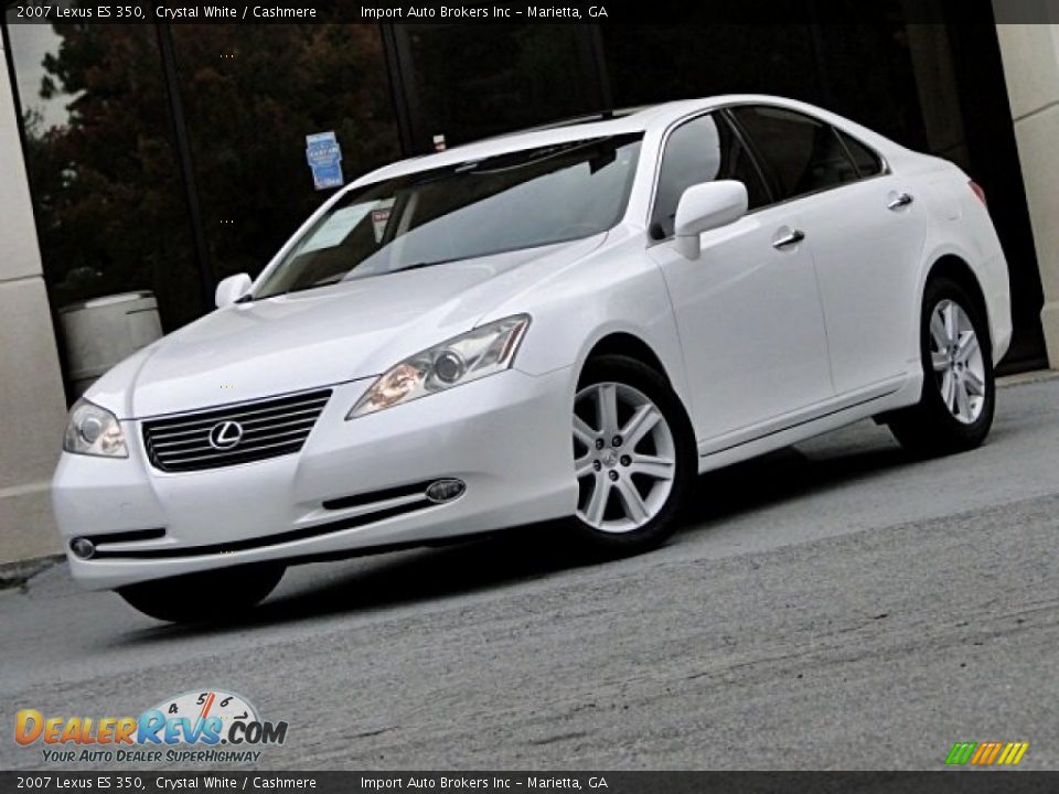 2007 Lexus ES 350 Crystal White / Cashmere Photo #1