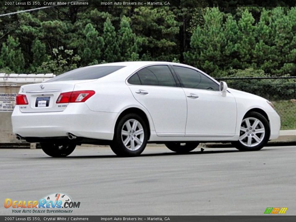2007 Lexus ES 350 Crystal White / Cashmere Photo #2