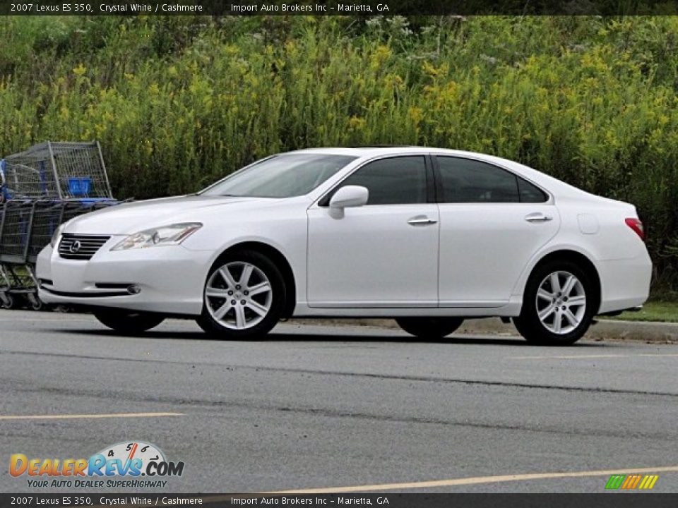 2007 Lexus ES 350 Crystal White / Cashmere Photo #3