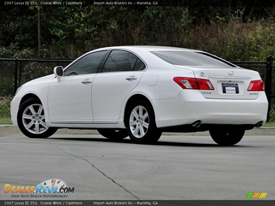 2007 Lexus ES 350 Crystal White / Cashmere Photo #4