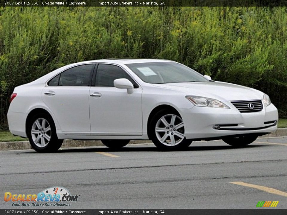 2007 Lexus ES 350 Crystal White / Cashmere Photo #5