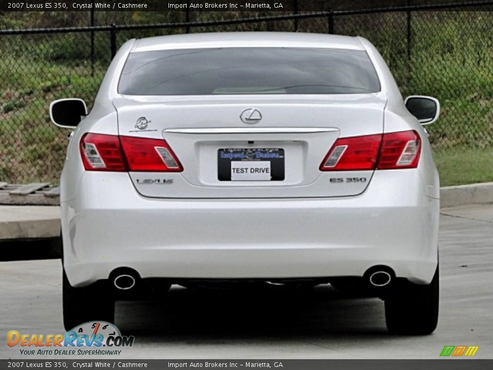 2007 Lexus ES 350 Crystal White / Cashmere Photo #7